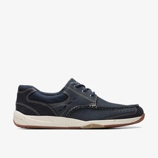 Clarks Mens Allston Edge Navy