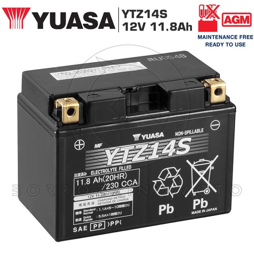 Original yuasa ytz14s - ytz14s, 11.8ah