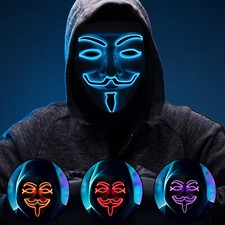 LED Light Up Mask Halloween