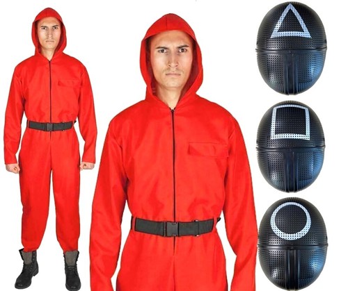 Adult hooded jumpsuit - adult, mask