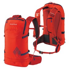 mont-bell Trail Ride Pack 15 Hot Red Lightweight Backpack for Mountain Bike New