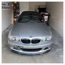 BMW E46 ZHP 330i 330Ci front lip CSL splitter gloss abs plastic