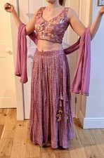 Lehenga Choli Pink 3 Piece Set