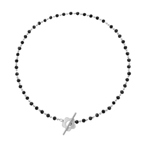 Necklace choker chain black - necklace,