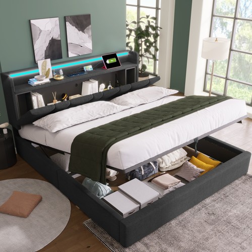 Ottoman storage 4ft6 - storage, double
