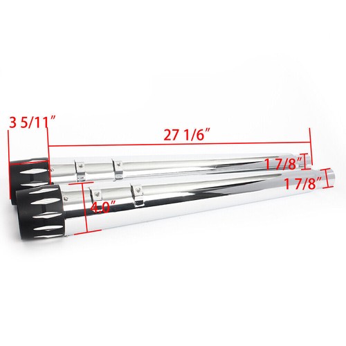 Slip mufflers dual - mufflers,