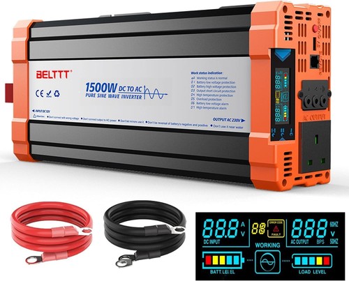 1500w power inverter - 12v, to