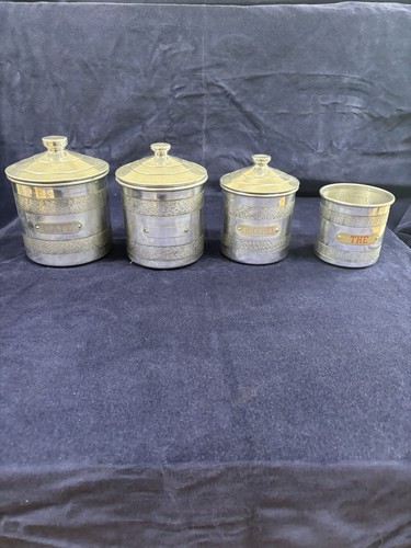 Aluminium storage jars - storage,
