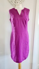 Ladies Womens Tu Purple Linen