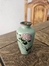 Signed Ando Cloisonne Vase