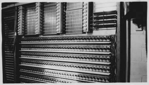 1940s telephone exchange - telephone,