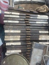 27 Antique Printer Trays 
