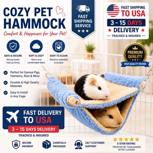 Fleece hamster hammock small - hamster,