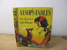Vintage Aesop's Fables Book