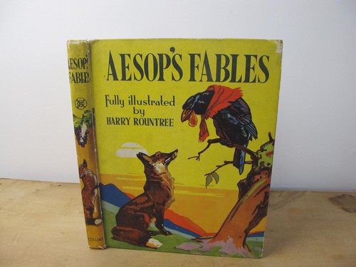Vintage aesop fables book - vintage,