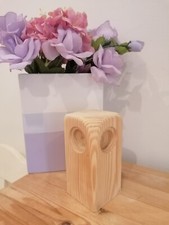 Bespoke Wooden Owl Hand Made One Off Decoration Spiritual Autumn Halloween