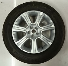 GENUINE RANGE ROVER EVOQUE 18” 8J SILVER ALLOY WHEEL & TYRE GJ321007AB (REF 2)