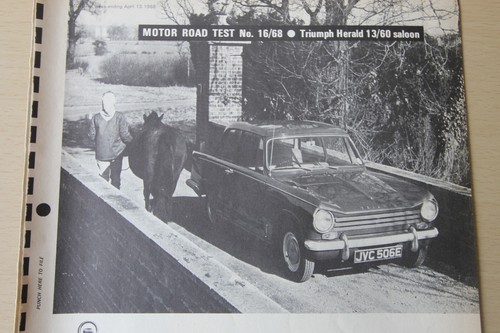 Original 1968 motor magazine - original,