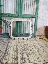 Vintage Retro Japanese Industrial Aluminium Ship Boat Window Mirror frame