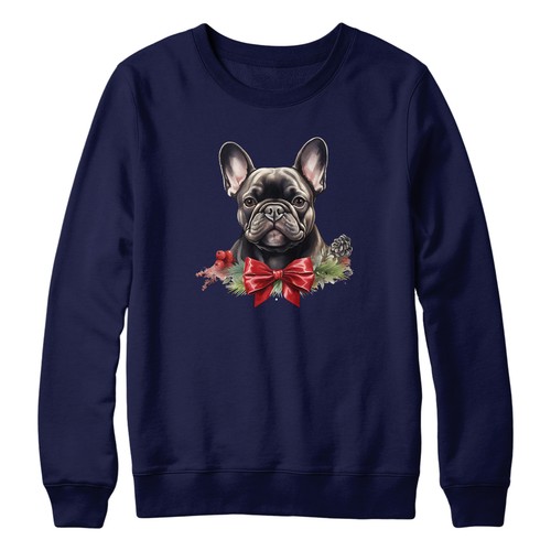Christmas french bulldog - christmas,