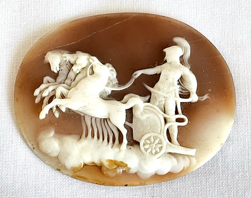 Antique carved cameo - antique,