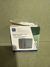 BG Electrical Outdoor Retractive Single Wall Press Switch with LED Indicator ...