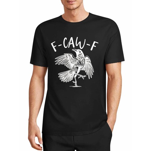 Women shirt caw f raven - women's,