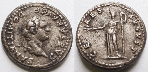 Domitian caesar denarius - as,