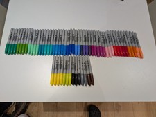 Sharpie Permanent Marker Fine Point (job lot 63 pens) 