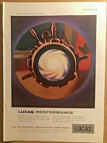 1957 aircraft advert lucas - aircraft,