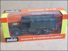 SOLIDO 242 DODGE 6x6 Army Truck Military Boxed Vintage French Diecast