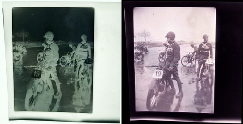 Rare celluloid photo negative - rare,