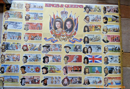 Wall poster kings queens - of,