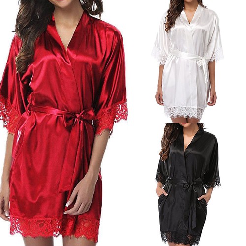 Satin briefs kimono robe - uk,