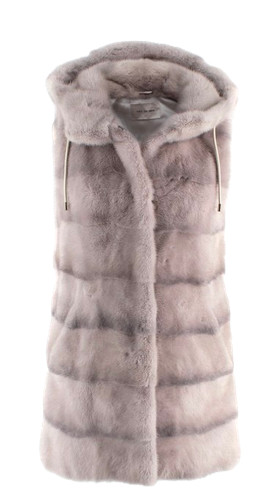Yves salomon grey mink - yves, fur