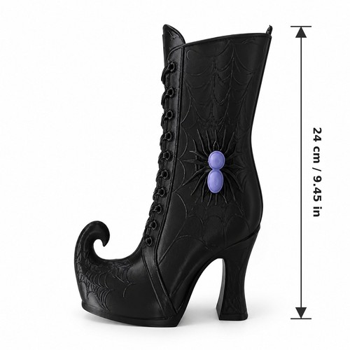 Halloween witch boot - witch, vase