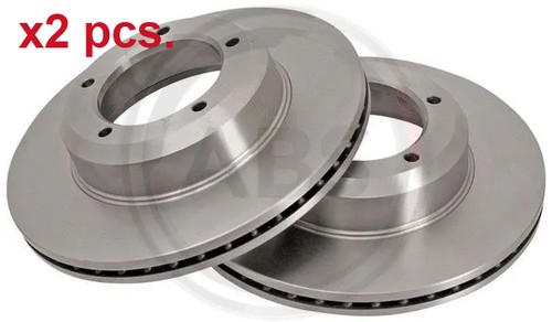 Pcs front brake disc rotos - x2,