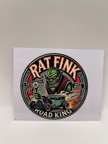Rat fink sticker decal hot - fink, sticker,