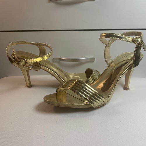 Unze london gold strappy - strappy, high