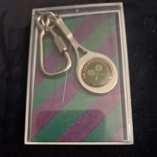 Wimbledon tennis keyring - wimbledon,
