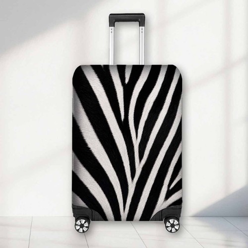 Zebra print luggage - print, wild