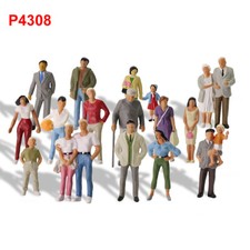 20pcs O Gauge People 1:43