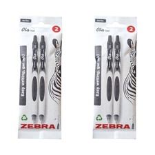4 Brand New Zebra Ola Gel Pens