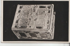 DEVENISH, CO. FERMANAGH, IRELAND -  SOISCEL MOLAISE RELIQUARY B&W  POSTCARD   +