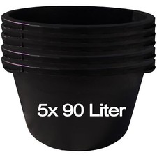5x90 Litre Mortar Bucket