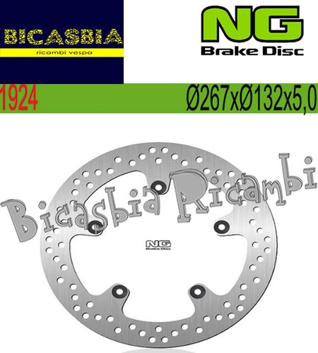 17173 front brake disc - front,