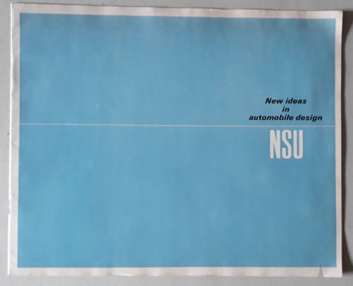 Nsu range brochure 1968 - nsu,