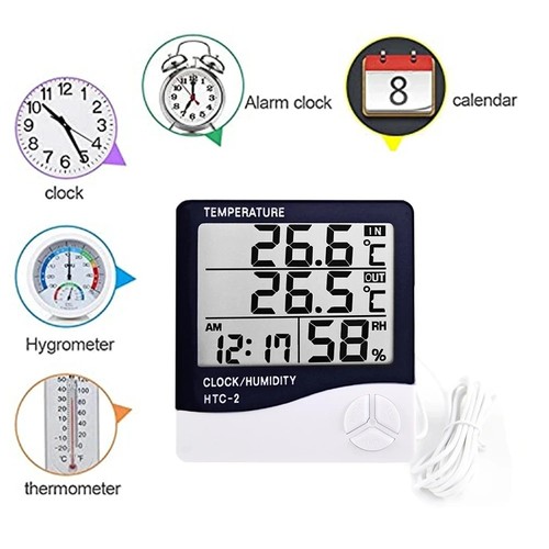Digital lcd thermometer - digital,
