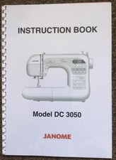 Janome DC3050 User Manual