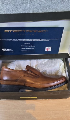 Steptronic brown loafer 8 - brown,